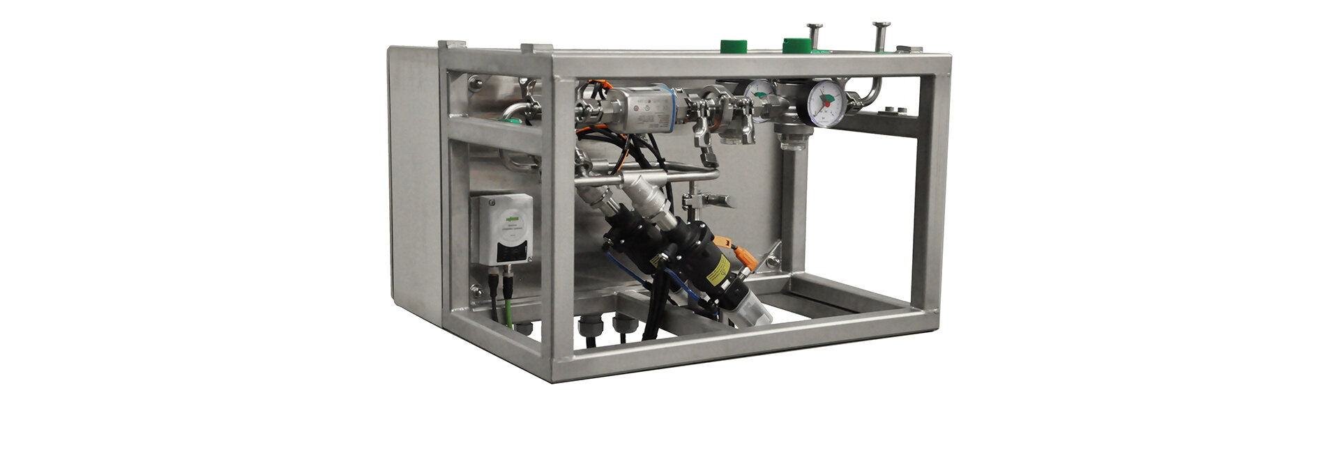 Ideal temperature-control and dosing unit for process water.